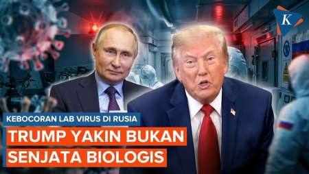 Trump Bantah Insiden Virus Lab Bocor Di Rusia Sebagai Senjata Biologis