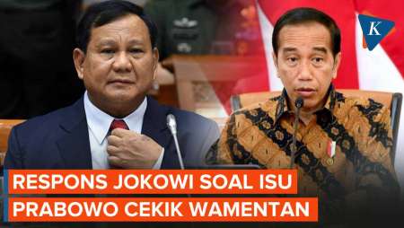 Prabowo Disebut Cekik dan Tampar Wamentan, Jokowi: Tidak Ada Peristiwa Seperti Itu