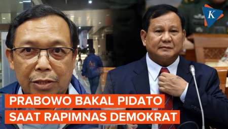 Prabowo Diagendakan Berpidato di Rapimnas Demokrat