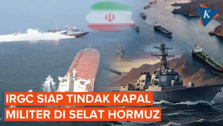 IRGC Peringatkan Kapal-kapal Musuh Yang Mendekati Selat Hormuz