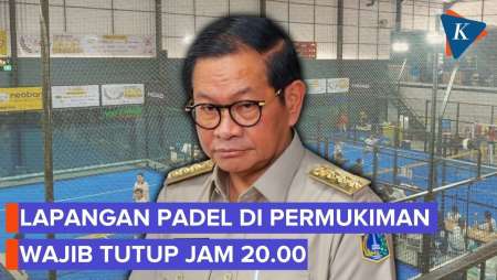 Lapangan Padel Di Permukiman Jakarta Harus Tutup Maksimal Jam 8 Malam