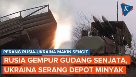 Perang Rusia-Ukraina Makin Sengit, Gudang Senjata dan Depot Minyak Jadi Target