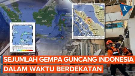 Gempa Guncang Sejumlah Daerah Indonesia, Ini Daftarnya