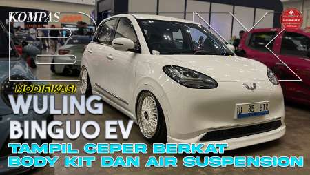 MODIFIKASI | Wuling Binguo EV Tampil Ceper Dengan Bodykit Dan Air Suspension