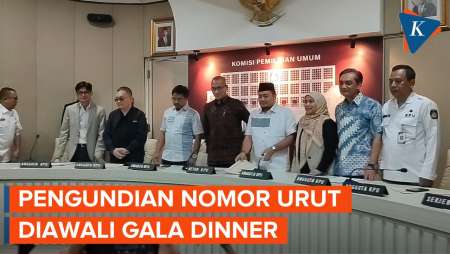 KPU Gelar Pengundian Nomor Urut Capres-Cawapres Besok, Diawali Gala Dinner