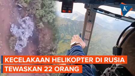 Pesawat Mi-8 Rusia Jatuh, 22 Orang Tewas