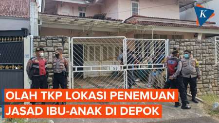 [FULL] Olah TKP Penemuan Ibu-Anak Tinggal Kerangka di Cinere Depok