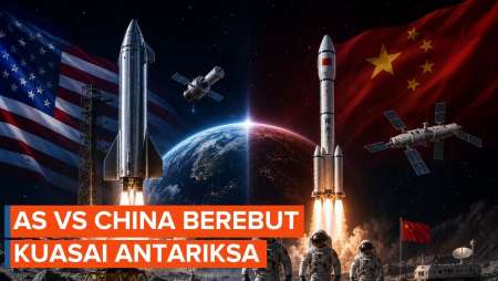 AS Vs China Memanas Di Luar Angkasa, SpaceX Luncurkan V3 Saat Beijing Siapkan Shenzhou-23