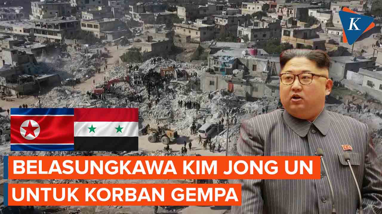 Kim Jong Un Sampaikan Belasungkawa untuk Korban Gempa Suriah
