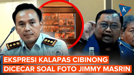 Ekspresi Kalapas Cibinong Saat Jawab DPR Soal Asal-usul Foto Jimmy Masrin