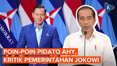 Pidato AHY soal Jokowi: Utang Meroket dan Pejabat Negara Terlibat Bisnis