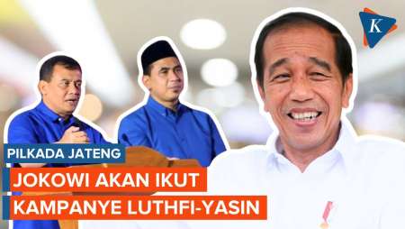 Jokowi Bakal Ikut Kampanye Luthfi-Yasin Keliling Jawa Tengah