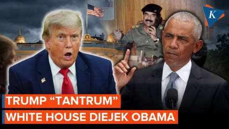Trump Ngamuk, Obama Ejek Gedung Putih Bawa-bawa Saddam Hussein & Cheesecake Factory