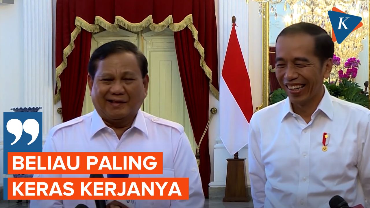 Prabowo Akui Jadi Saksi Kinerja Jokowi