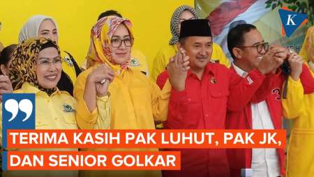 Airin Ucapkan Terima Kasih kepada Luhut dan Senior Golkar Lainnya