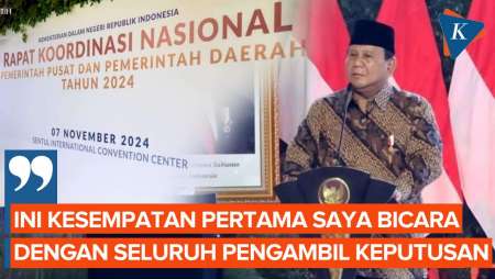 [FULL] Momen Presiden Prabowo Resmikan Rakornas Pemerintah Pusat dan Daerah Tahun 2024