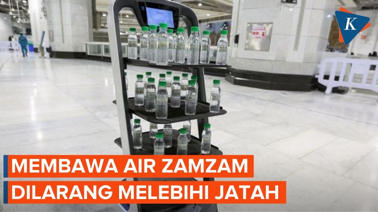 Peroleh 5 Liter Air Zamzam, Dilarang Bawa Melebihi Jatah