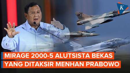 Spesifikasi Mirage 2000-5 Alutsista Bekas yang Diincar Prabowo