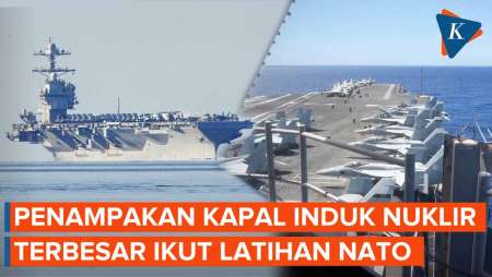 AS Kirim USS Gerald R. Ford Gabung Latihan Militer NATO di Laut Mediterania