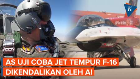 AS Jajal Jet Tempur F-16 yang Pertama Kalinya Dikendalikan AI,…