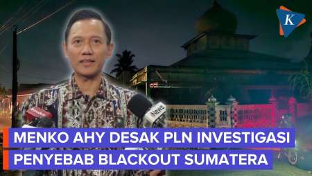 Soal Blackout Sumatera, AHY Minta PLN Investigasi Total