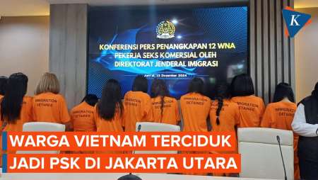 12 WN Vietnam Jadi PSK Berkedok Ladies Companion di Jakut, Kini Ditangkap Imigrasi