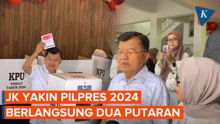 Jusuf Kalla Optimis Pilpres 2024 Berlangsung 2 Putaran