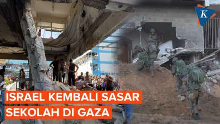 Serangan Udara Israel Kembali Hantam Sekolah di Gaza