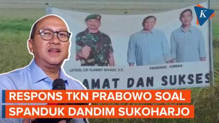 Heboh Spanduk Foto Dandim Sukoharjo Bersama Prabowo-Gibran, Ini Respons TKN