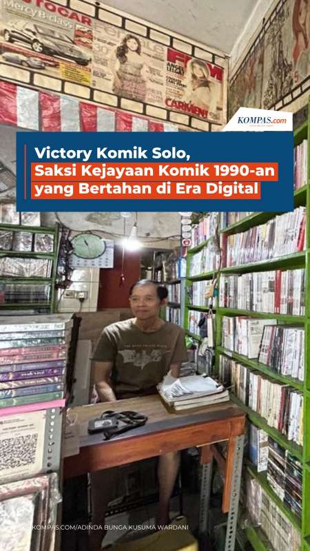 Victory Komik Solo, Saksi Kejayaan Komik 1990-an Yang Bertahan Di Era Digital