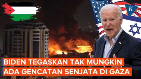 Biden Tegaskan Tak Mungkin Ada Gencatan Senjata di Gaza