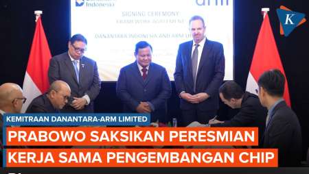 Prabowo Saksikan Kemitraan Danantara-Arm Limited Untuk Kembangkan Chip Di Indonesia