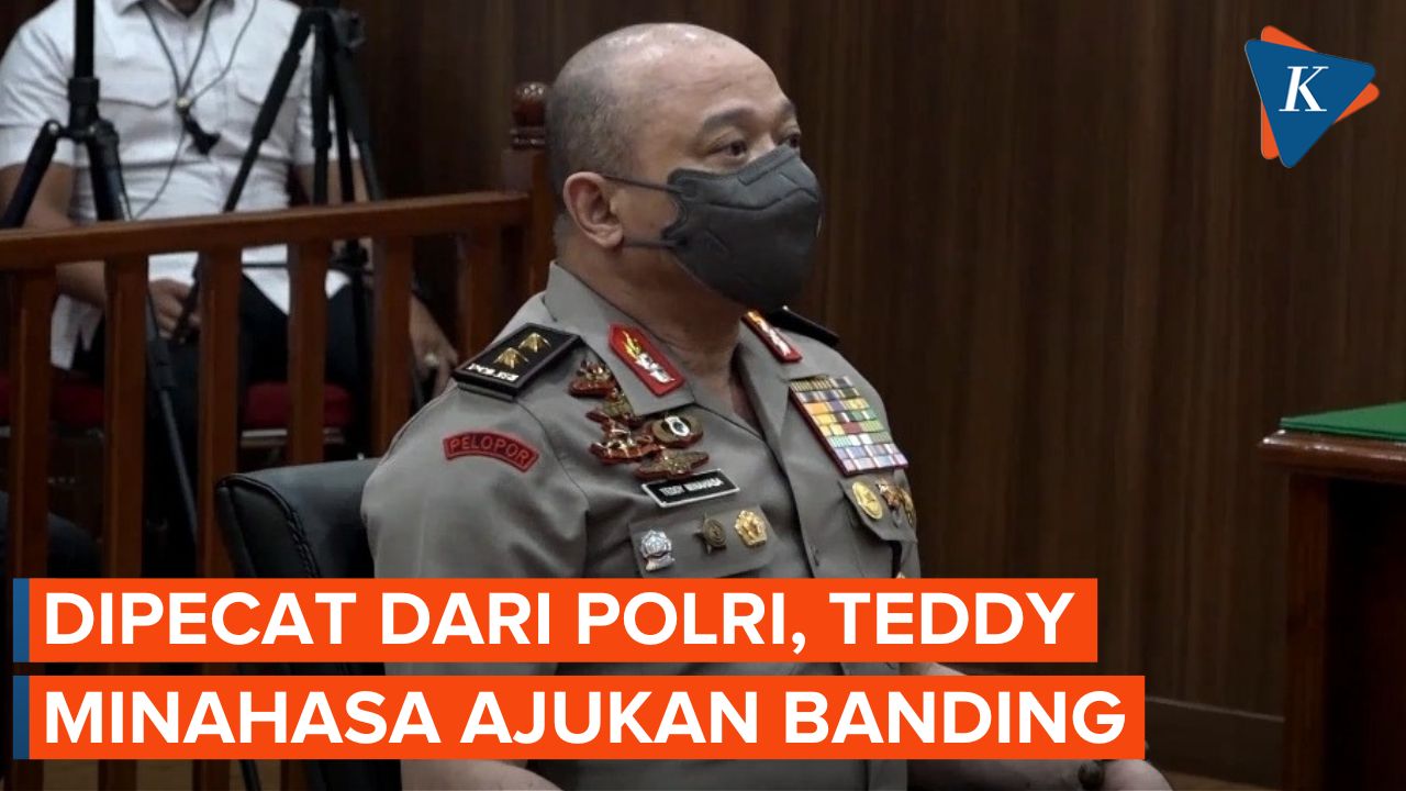 Irjen Teddy Minahasa Ajukan Banding Atas Putusan PTDH