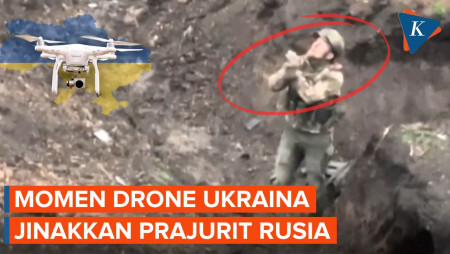 Heboh Video Tentara Rusia Minta Ampun Saat akan Ditembak Drone…