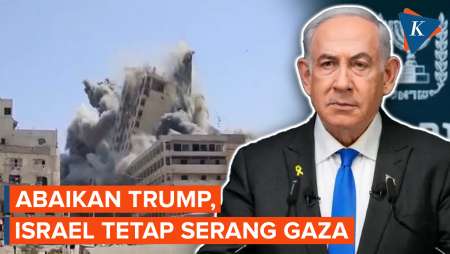 Cueki Perintah Trump Untuk Setop Serangan, Israel Tetap Gempur Gaza