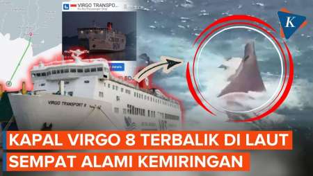 Kapal Virgo Transport 8 Ditemukan, Sudah dalam Kondisi Terbalik