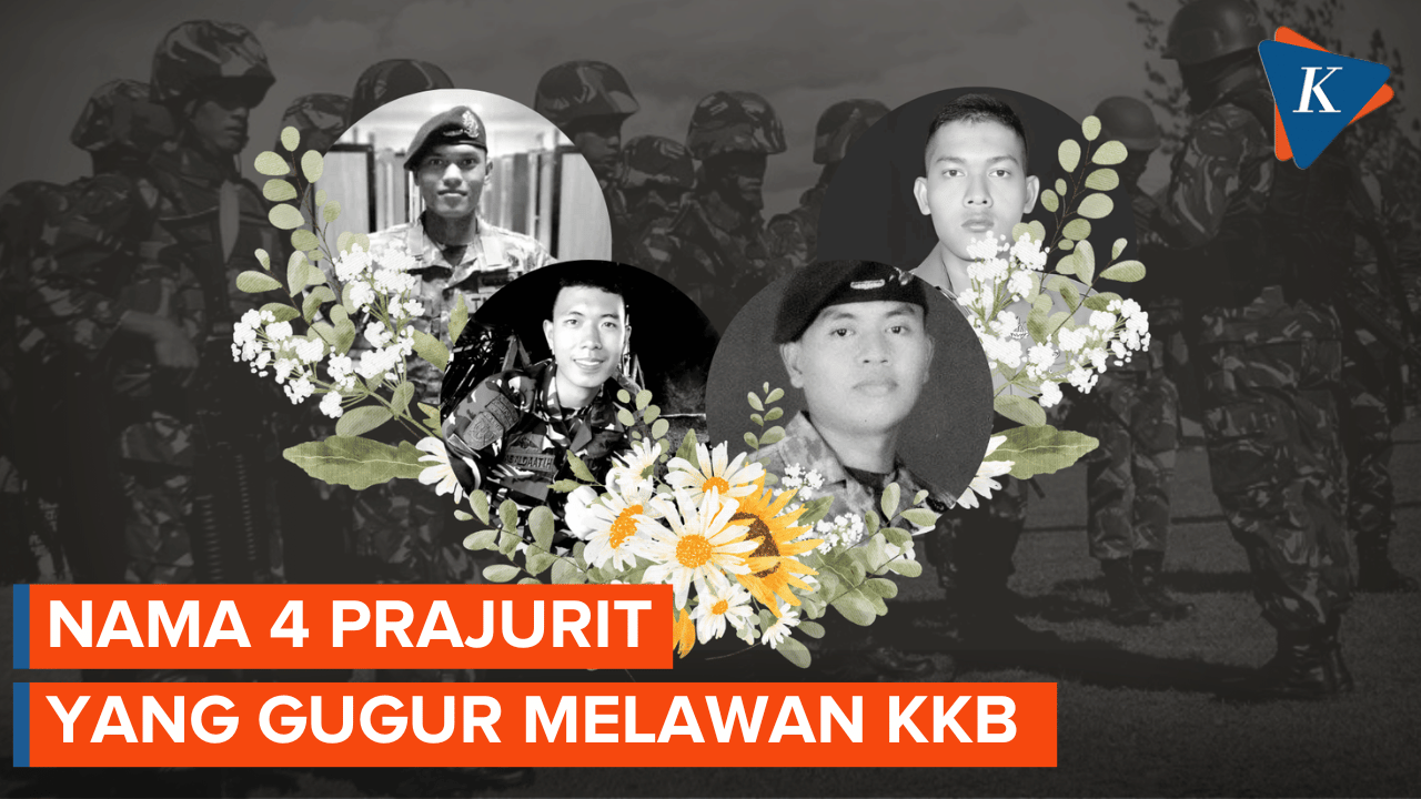 Daftar 4 Prajurit TNI yang Gugur Melawan KKB