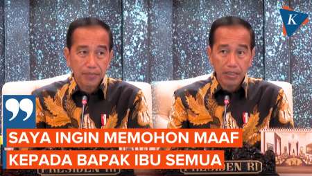 Momen Jokowi Minta Maaf kepada Para Menteri di Sidang Terakhir Kabinet