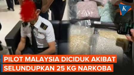 Pilot Malaysia Ditangkap! Diduga Jadi Kurir Narkoba 25 Kilogram Ke Indonesia