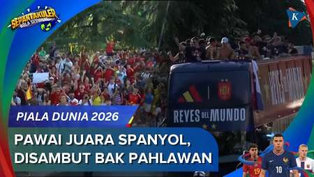 Momen Pawai Juara Timnas Spanyol Di Madrid, Ribuan Fans Sambut Pahlawan Sepak Bola