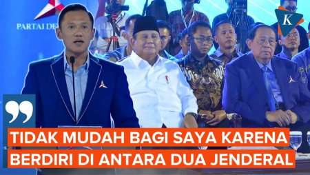 AHY Akui Was-was Pidato Di Depan 2 Jenderal: Prabowo Atasan Dan SBY Mentor Saya