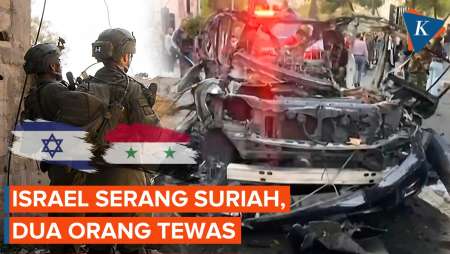 Israel Serang Damaskus Suriah, Mobil Hancur, 2 Orang Tewas