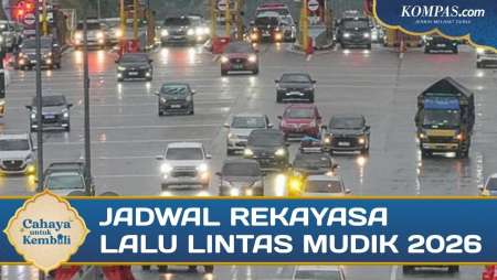 Jadwal One Way, Contraflow, Dan Ganjil-Genap Mudik Lebaran 2026 Di Tol Trans Jawa