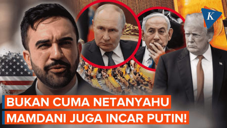Bukan Cuma Bidik Netanyahu, Mamdani Juga Serukan Putin Ditangkap