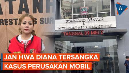 Jan Hwa Diana Jadi Tersangka Perusakan Mobil