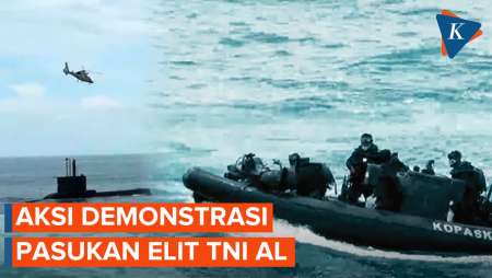 Pasukan Elite TNI AL Beraksi! Demonstrasi Peperangan Laut Khusus