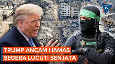 Trump Kembali Ancam Hamas, Lucuti Senjata Atau Tanggung Akibatnya