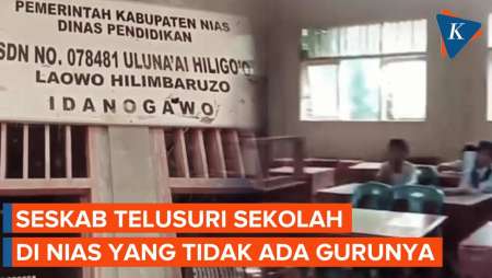 Seskab Telusuri Sekolah yang Viral Tidak Ada Guru, Lewati 13 Sungai untuk ke Lokasi