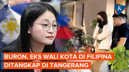 Mantan Wali Kota Filipina yang Buron Ditangkap di Tangerang