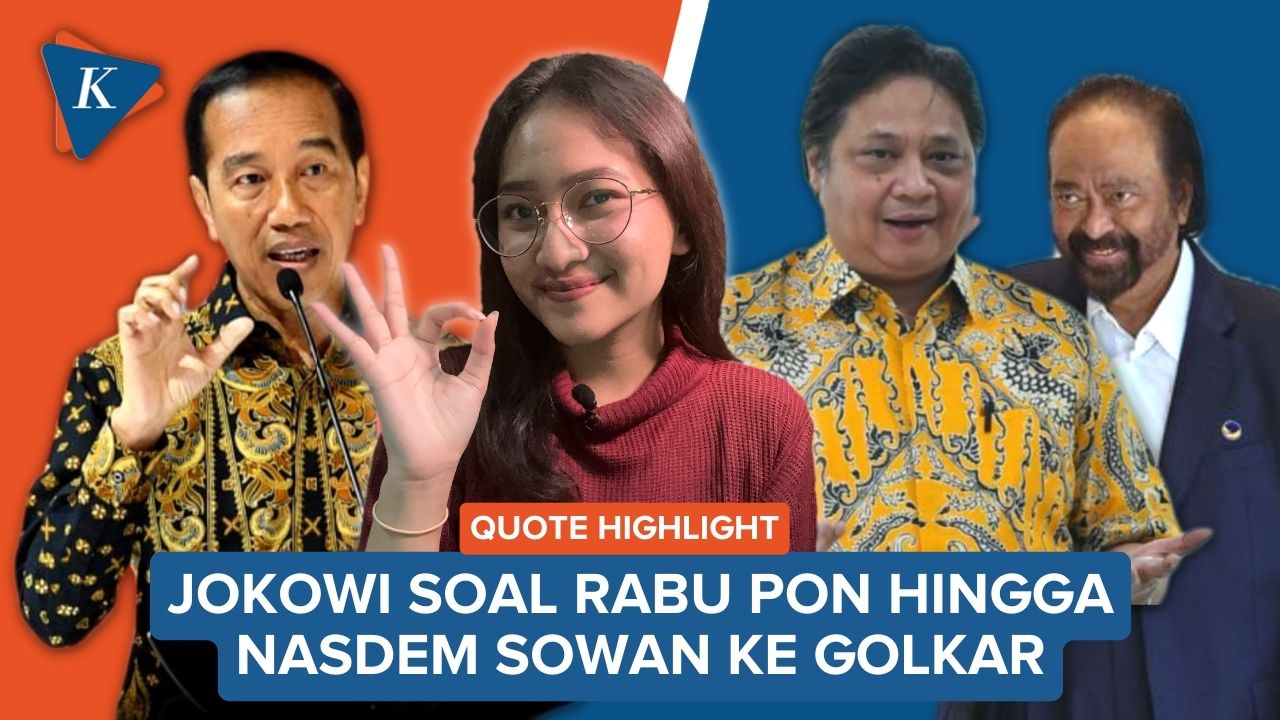 Kata Jokowi soal Isu Reshuffle Rabu Pon hingga Surya Paloh Bertemu Airlangga